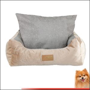 Wholesale pet bedding Stripes short plush pp cotton pet bed china factory from china suppliers
