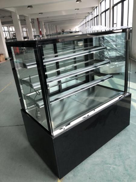 Rectangular Bakery Display Cabinet 1200mm Long Digital Thermostat 600L Display