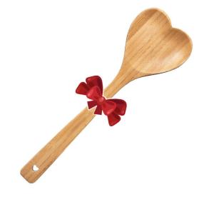 Wholesale Wooden Heart Shaped Bamboo Spoon Engraved For Cooking Spoonful Of Love from china suppliers