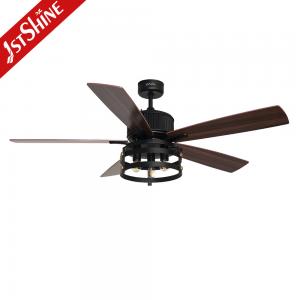Wholesale Black 52 Inches Industrial Ceiling Fan AC Motor Indoor Decorative from china suppliers