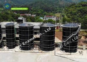 China Double Coating Glass Fused Steel Tanks With Biogas Power Plant Design Calculation on sale