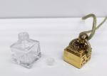 Square Hanging Car Perfume Bottle Pendant 8ml Perfume Bottles