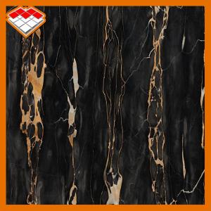 Wholesale Cut To Size Black Portoro Italian Marble With Gold Vein For Bathroom Countertop from china suppliers