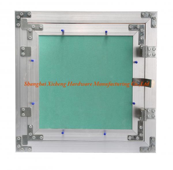Quality Light Aluminum Frame Access Panel With Green Plasterboard  Low Height Special Push Lock for sale