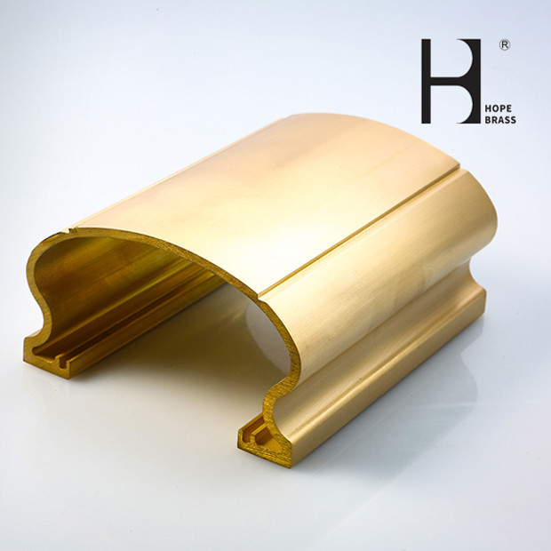 Custom Hand Railings For Stairs And Decorations for Furniture Brass Extrusion Profiles Copper Extruding Client Drawing