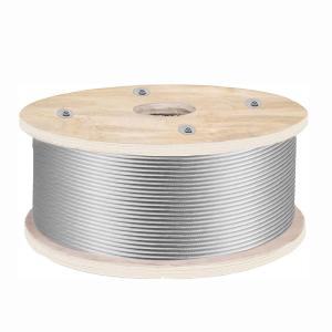 Wholesale 1x19 Steel Wire Cable 3/16&quot; Breaking Strength Suitable for Stair Handrail Hanger Line AiSi Grade Stainless Steel from china suppliers