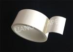 Non - Woven Fabric Adhesive Insulation Tape , 0.40mm Thickness White Electrical