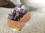 Safety Bamboo Office Supplies , Integrated Bamboo Desk Organizer For Pen And