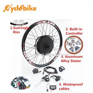 Wholesale 1000 W E Bike Front Hub Motor Electric Bike Kit , Motorized Bicycle Kit from china suppliers