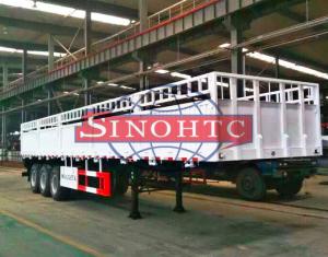 Wholesale Flatbed Side Wall Container Semi Trailer 40 Ton Payload Capacity Three Axle from china suppliers