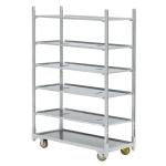 Best selling danish trolley for flowers cheap price CC container/aluminium