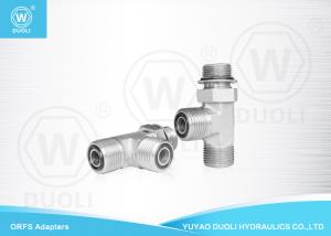 Wholesale Hydraulic ORFS Male To SAE Male O Ring Boss Hydraulic Fittings Run TEE Adapters from china suppliers