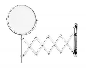 Wholesale Home hotel bathroom makeup mirror HD retractable vanity mirror rotatable wall-mounted nail-free beauty mirror from china suppliers