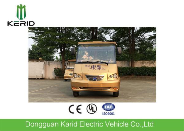 Multiple Purpose 8 Seater Electric Shuttle Bus Light Weight Superior Cruising