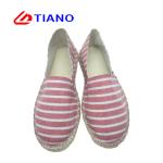 Mens Striped Espadrilles