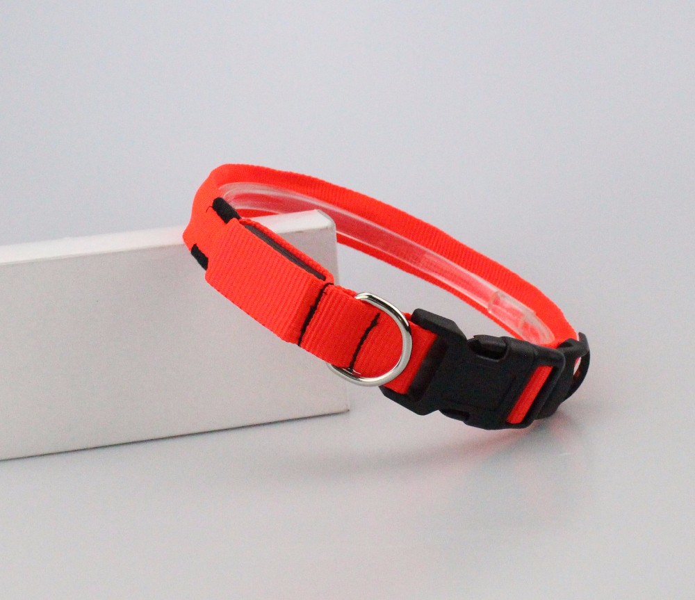 Polyser Dog Flasher Pet LED Dog Collar For Dogs And Cats Quick Release