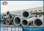 Steel Tubular Hot Dip Galvanized Pole Power Transmission Pole Joint Connection