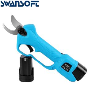 Wholesale Professional 28mm Electric Fruit Pruning Shear Electric Bypass Pruner Garden Cordless Branch Scissors from china suppliers