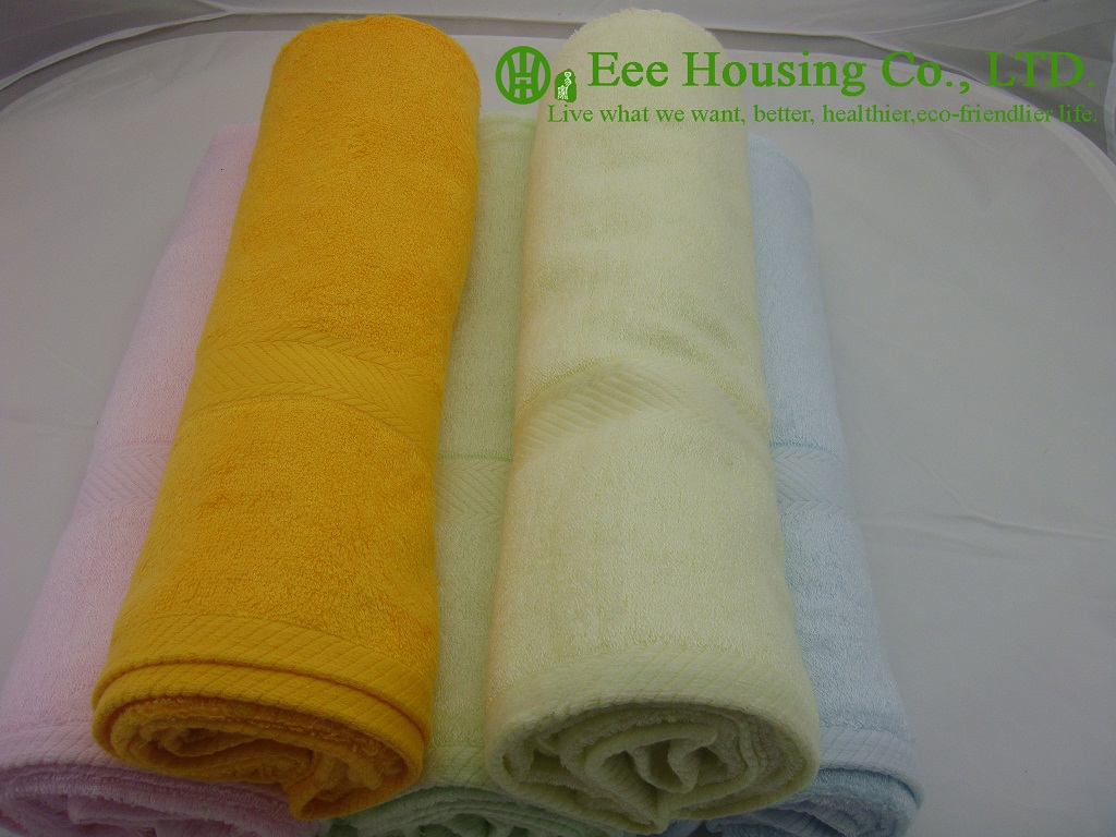 Moisture Absorption and Ventilation Bamboo Fiber Bath Tower, 70cm*140cm,anti-bacterial organic bamboo towel,Quick-Dry