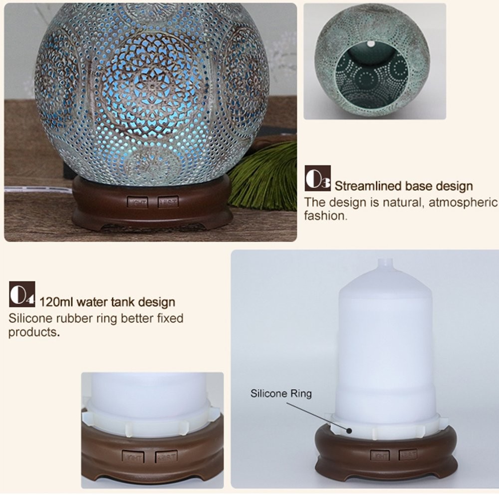 Whisper - Quiet 120ml Metal Aroma Diffuser