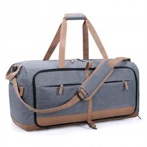 China 24.8X11.8X11 Flexible Carry On Bag , Travel Duffel Bag With Trolley Sleeve on sale