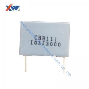 China CBB111 2000 VAC Metal Foil Capacitor Film Dielectri Cassette Small Size on sale
