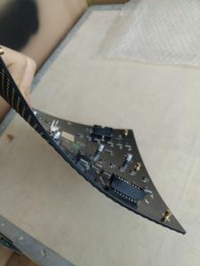Wholesale Indoor Flexible Led Display P4 62500 Pixel / M2 Density For SMD Full Color 2121 Black Lamp from china suppliers