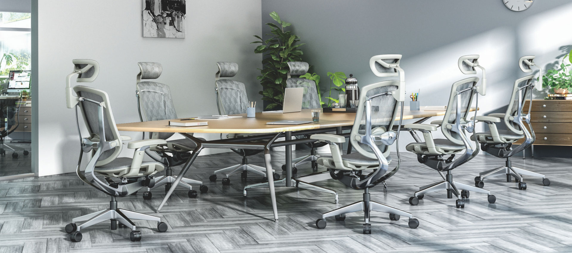 High Back Ergonomic Office Chair Marrit Black Computer Swivel Full Mesh