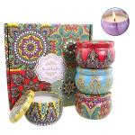 Amber Environmentally Friendly Scented Candles Metalized vanilla Scent