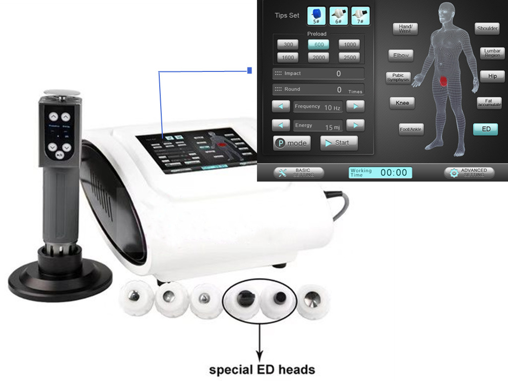 Extracorporeal Focused Shockwave Therapy Machine Portable For Pain Removal