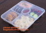 Restaurant Take Away Bento Boxes, Division Food Prep Disposable, Portion