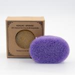 Oval Natural Exfoliating Skincare Sponge Facial Konjac Sponge 8.5*8.5*2.5cm
