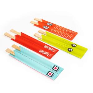 China Sushi Shop Using Twin Type Disposable Bamboo Chopsticks on sale