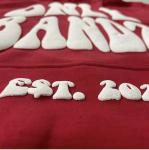 Oversized Cropped Puff Print Hoodie Graphic 3d Printing Men Heavyweight 500Gsm