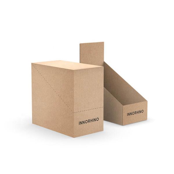 Biodegradable Cardboard Counter Display Stand Boxes For Retail Store /