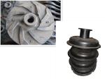 Stainless Steel Small Rubber Slurry Pump , Heavy Duty Slurry Pump Horizontal