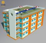 School Prefabricated Steel Structure Building Fire Resistance Metal Construction