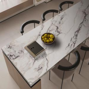 Wholesale White Glazed Porcelain Tile With 0.05% Water Absorption 6mm Frost Resistance 1600*3200mm from china suppliers