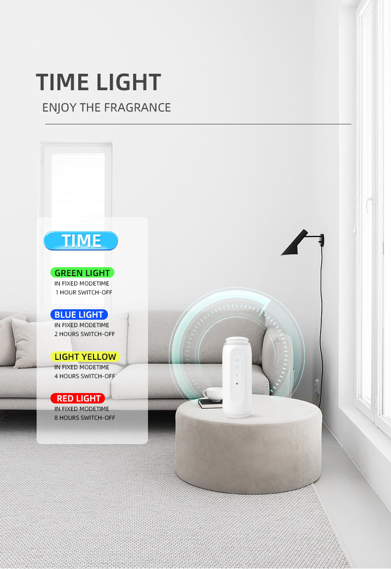 PCB Bluetooth Commercial Aroma Diffuser 100ml 300cbm with Hanging Socket