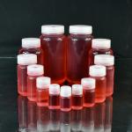 Translucent blank Plastic Medicine Bottles Empty Storage For Pharmacy Capsules