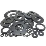 NBR Silicone EPDM FKM HNBR CR Rubber Automotive Part Round Washer Flange Grommet
