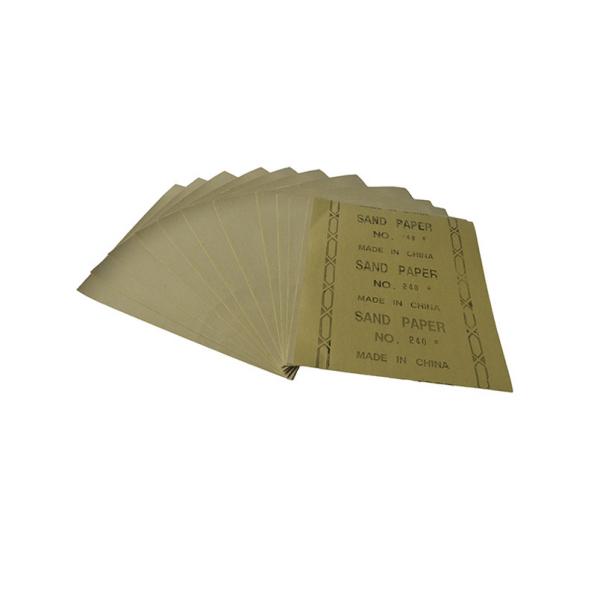 Quality Glass sand paper for polishing wood ,bamboo,wooden furniture CA101.10 for sale