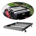 Black Powder Coated Roof Rack Basket for Jeep Wrangler Custom Stainless Steel