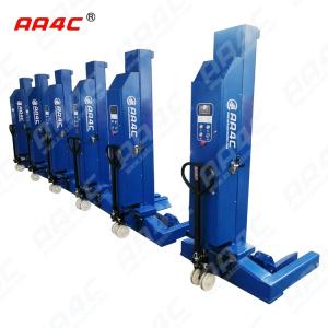 Wholesale AA4C 20T 30T 40T hydraulic heavy duty bus truck lift wireless movable 4 post truck lift combined type bus ramp from china suppliers