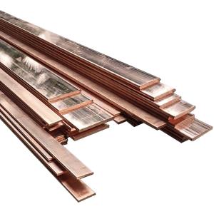 Wholesale TU2 Plated Copper Bus Bar 10mm C2800 Anodizing For Refrigerator from china suppliers