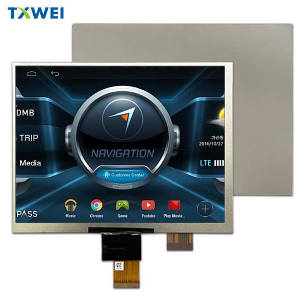 Quality 8-inch LCD display with 350nits TFT display screen for sale
