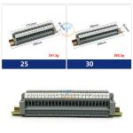 UK2.5B Screw Terminal Blocks Kit UK2.5N Modular DIN Rail Mounted Strips 32A 690V