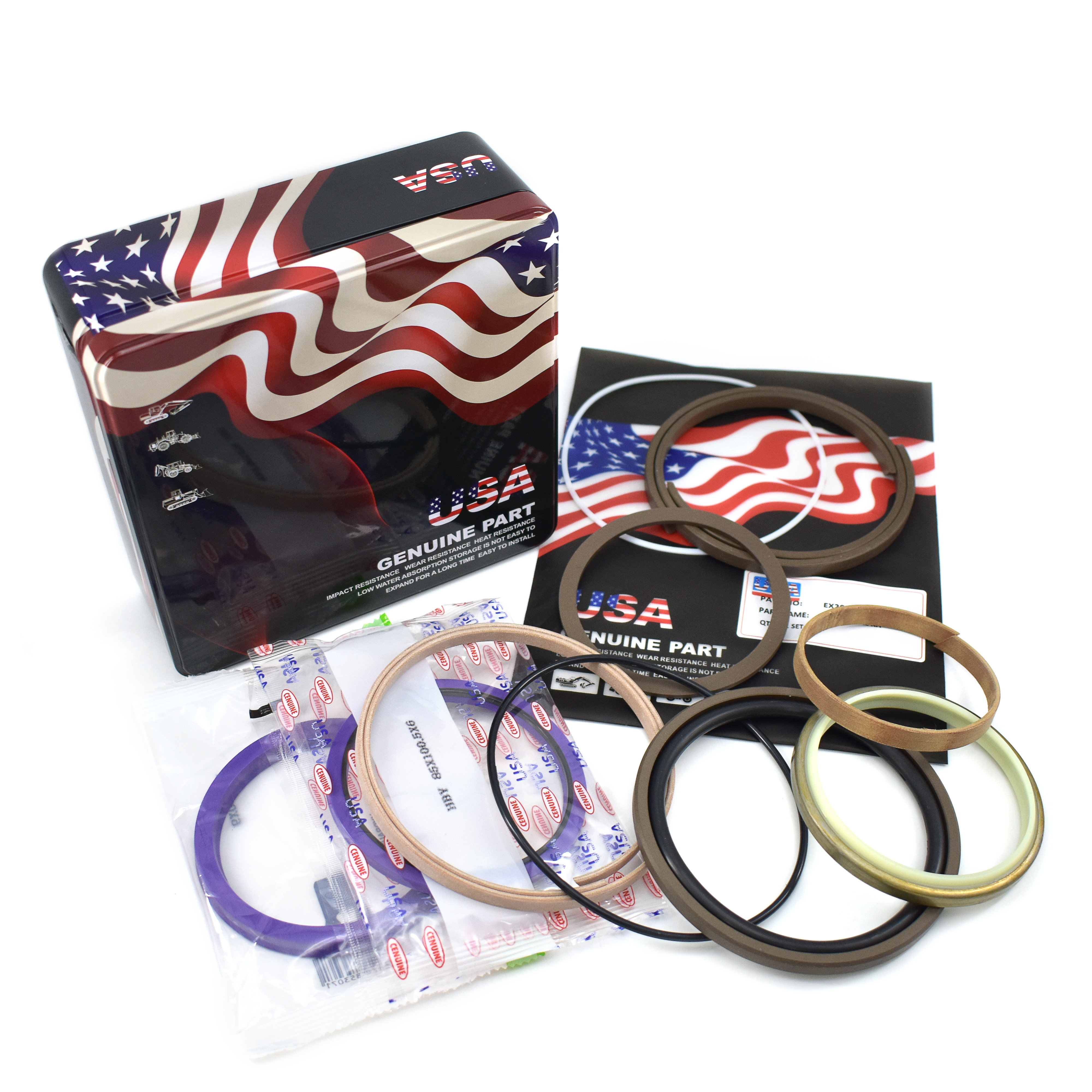Excavator EX200-1 4206018 Boom Cylinder Seal Kit Hitachi Spare Part Repair Seal Kit Boom