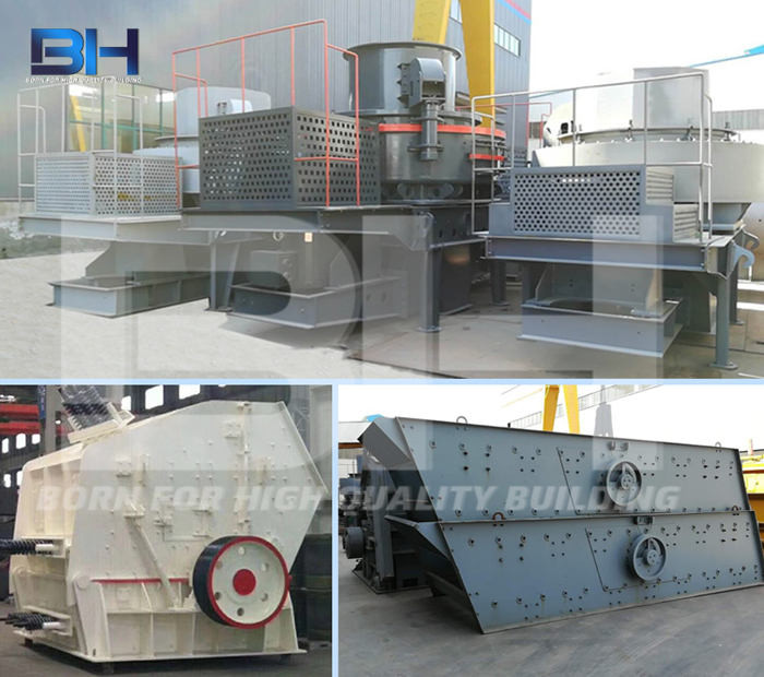 Beautiful Artificial Sand Making Machine , Energy Efficient Impact Crusher Machine
