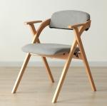 Natural Solid Wooden Chairs For Modern Dining Room With Rubber Wood/ Ash Wood